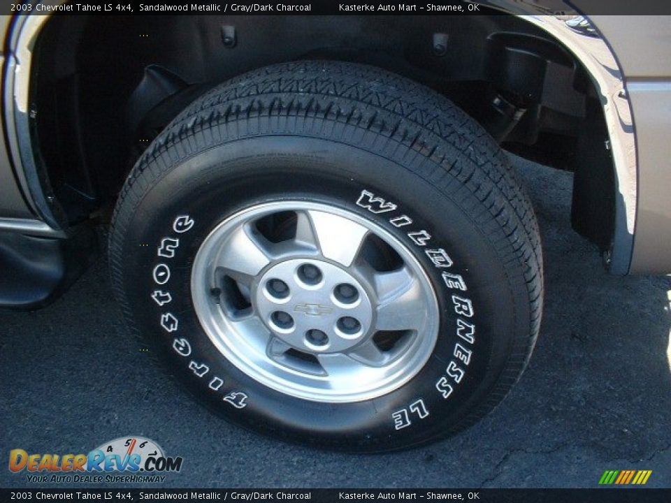 2003 Chevrolet Tahoe LS 4x4 Sandalwood Metallic / Gray/Dark Charcoal Photo #7