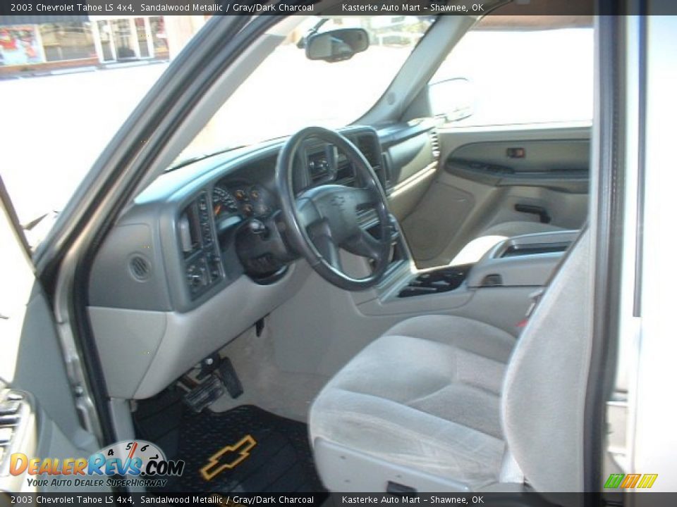 2003 Chevrolet Tahoe LS 4x4 Sandalwood Metallic / Gray/Dark Charcoal Photo #8