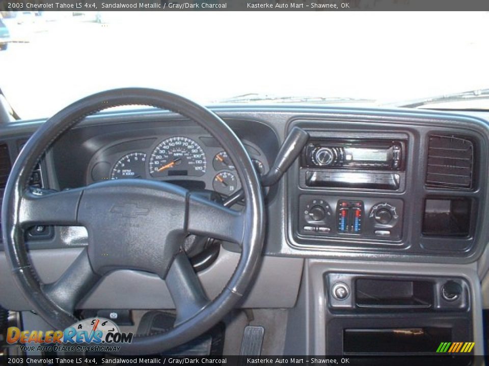 2003 Chevrolet Tahoe LS 4x4 Sandalwood Metallic / Gray/Dark Charcoal Photo #12