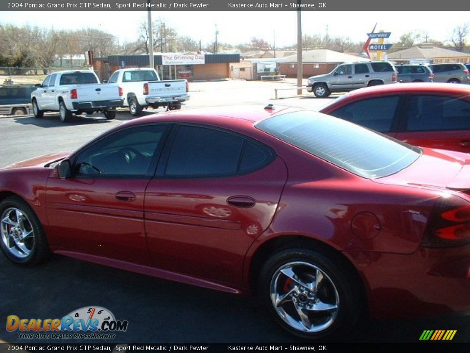 2004 Pontiac Grand Prix GTP Sedan Sport Red Metallic / Dark Pewter Photo #7