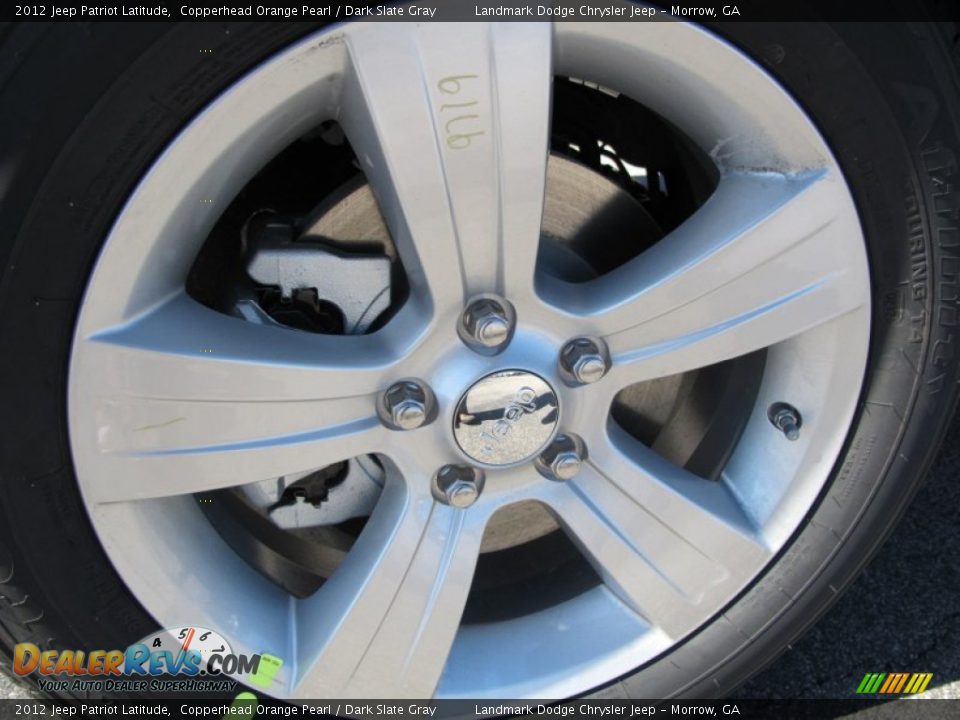 2012 Jeep Patriot Latitude Copperhead Orange Pearl / Dark Slate Gray Photo #5