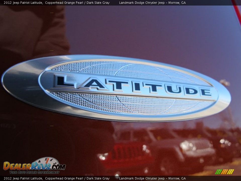 2012 Jeep Patriot Latitude Copperhead Orange Pearl / Dark Slate Gray Photo #9