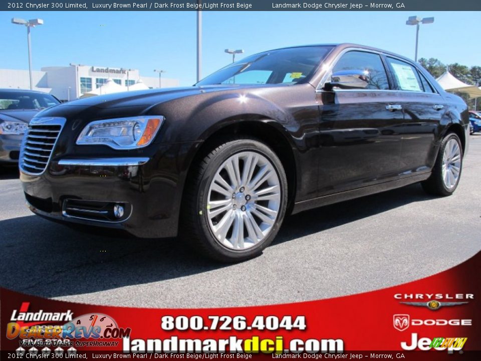 2012 Chrysler 300 Limited Luxury Brown Pearl / Dark Frost Beige/Light Frost Beige Photo #1