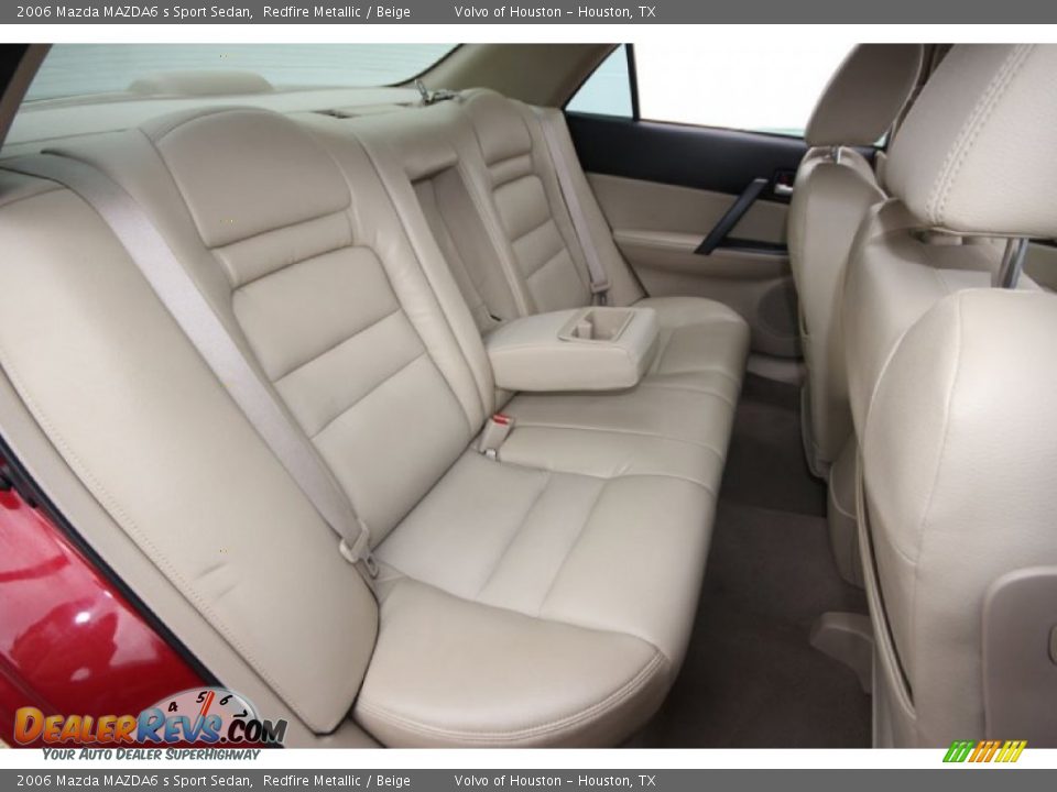 Rear Seat of 2006 Mazda MAZDA6 s Sport Sedan Photo #18