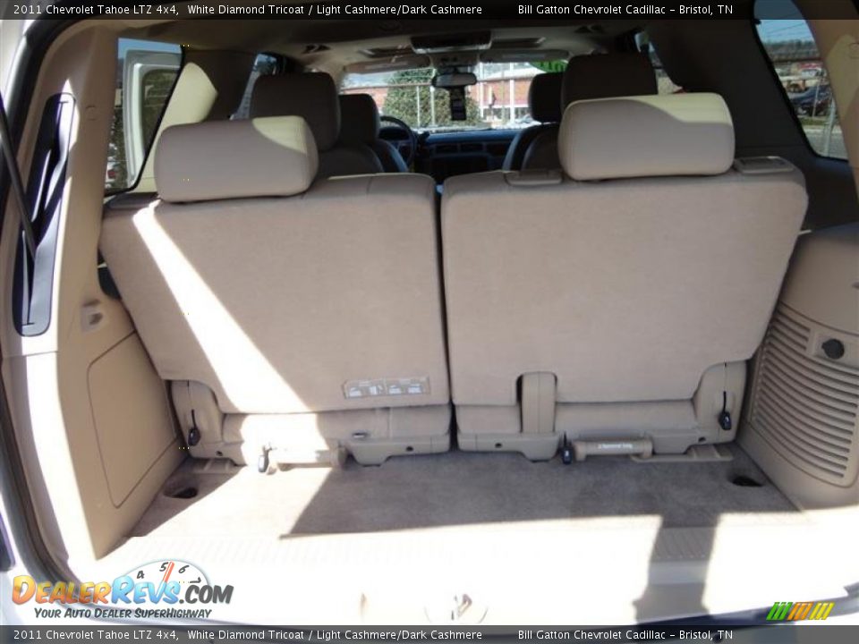 2011 Chevrolet Tahoe LTZ 4x4 White Diamond Tricoat / Light Cashmere/Dark Cashmere Photo #4