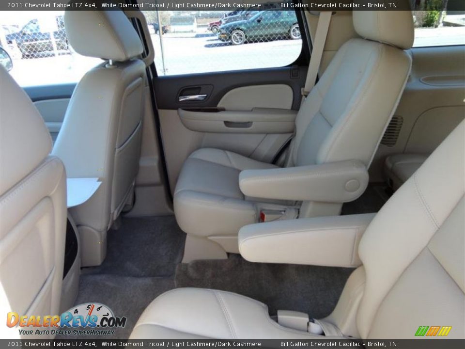 2011 Chevrolet Tahoe LTZ 4x4 White Diamond Tricoat / Light Cashmere/Dark Cashmere Photo #7