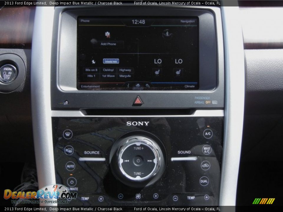 Controls of 2013 Ford Edge Limited Photo #10