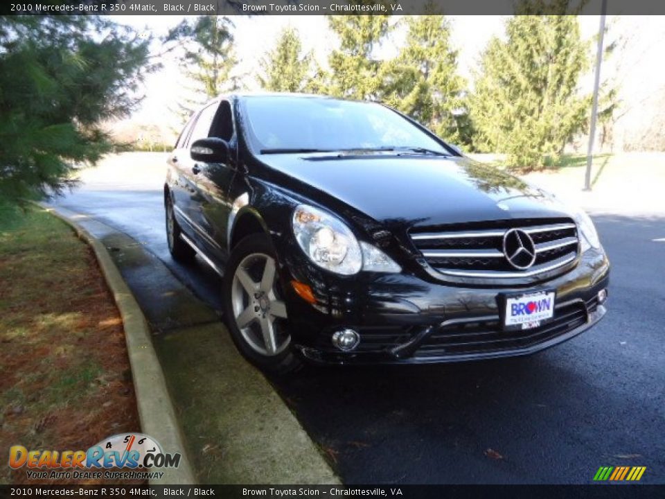 2010 Mercedes-Benz R 350 4Matic Black / Black Photo #1