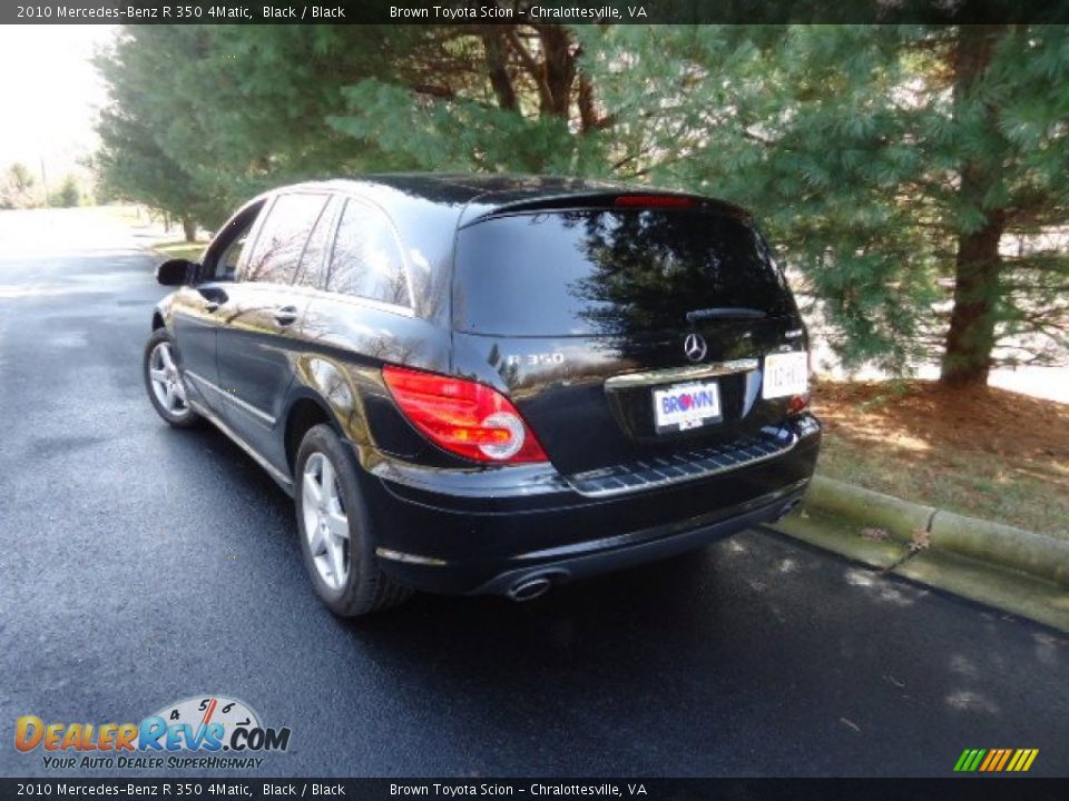 2010 Mercedes-Benz R 350 4Matic Black / Black Photo #5
