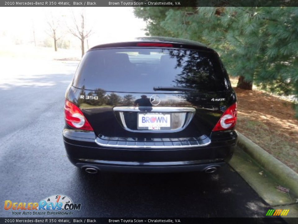 2010 Mercedes-Benz R 350 4Matic Black / Black Photo #6
