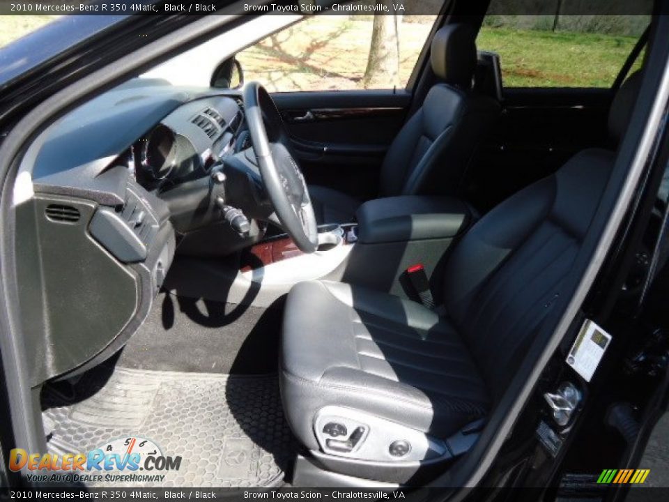 2010 Mercedes-Benz R 350 4Matic Black / Black Photo #9