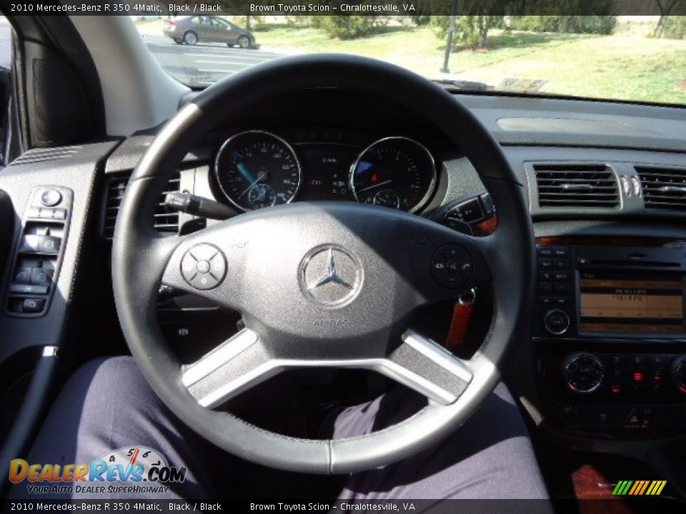 2010 Mercedes-Benz R 350 4Matic Black / Black Photo #16