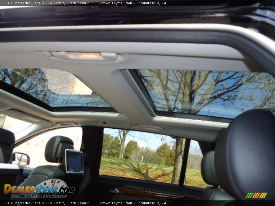 2010 Mercedes-Benz R 350 4Matic Black / Black Photo #33