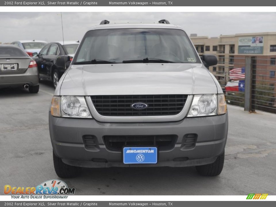 2002 Ford Explorer XLS Silver Frost Metallic / Graphite Photo #2