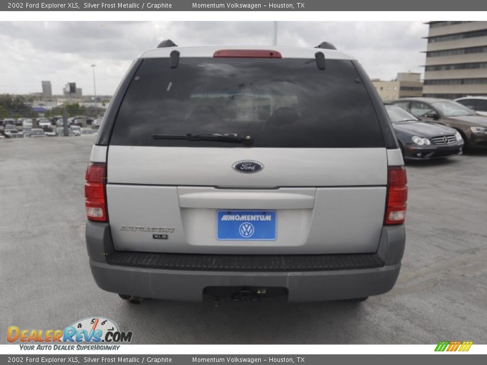 2002 Ford Explorer XLS Silver Frost Metallic / Graphite Photo #4