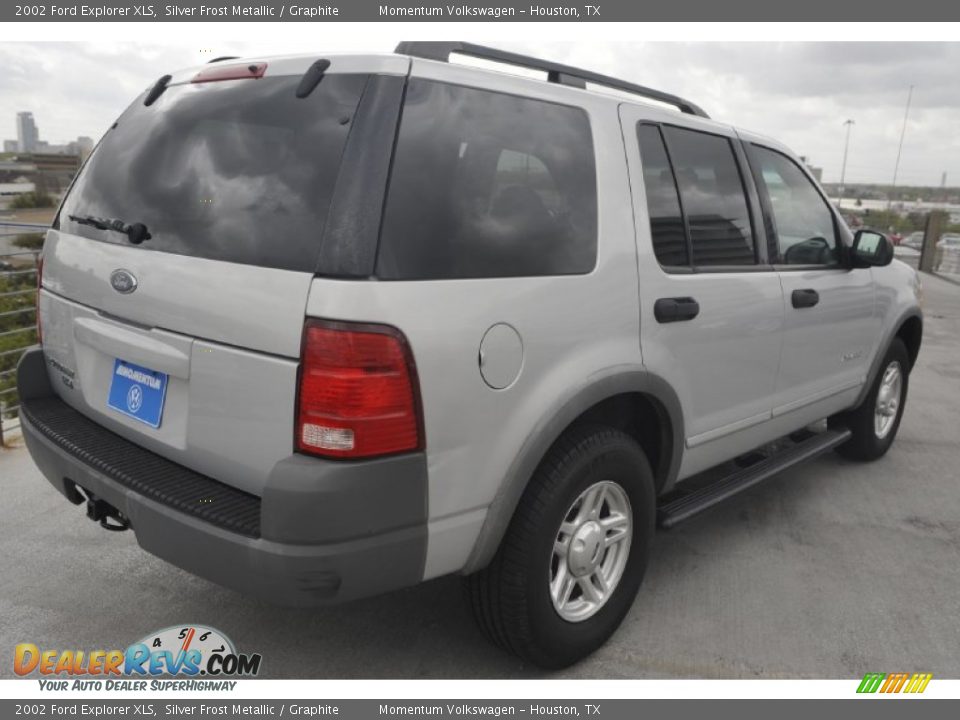 2002 Ford Explorer XLS Silver Frost Metallic / Graphite Photo #6