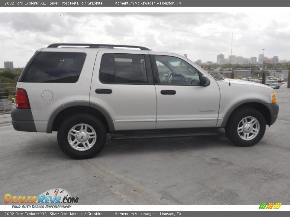 2002 Ford Explorer XLS Silver Frost Metallic / Graphite Photo #7