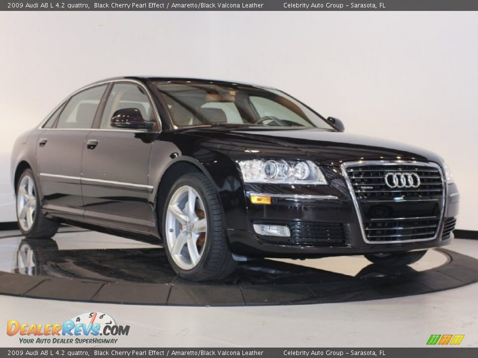 Front 3/4 View of 2009 Audi A8 L 4.2 quattro Photo #9