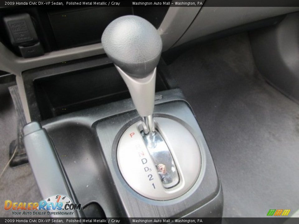 2009 Honda Civic DX-VP Sedan Polished Metal Metallic / Gray Photo #15