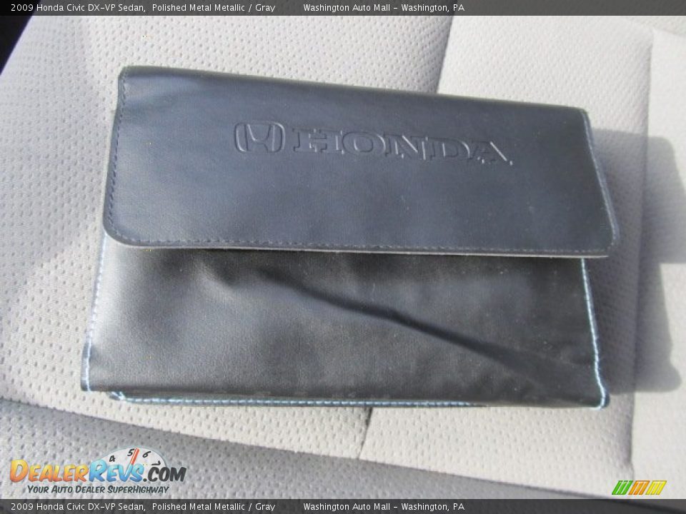 2009 Honda Civic DX-VP Sedan Polished Metal Metallic / Gray Photo #18