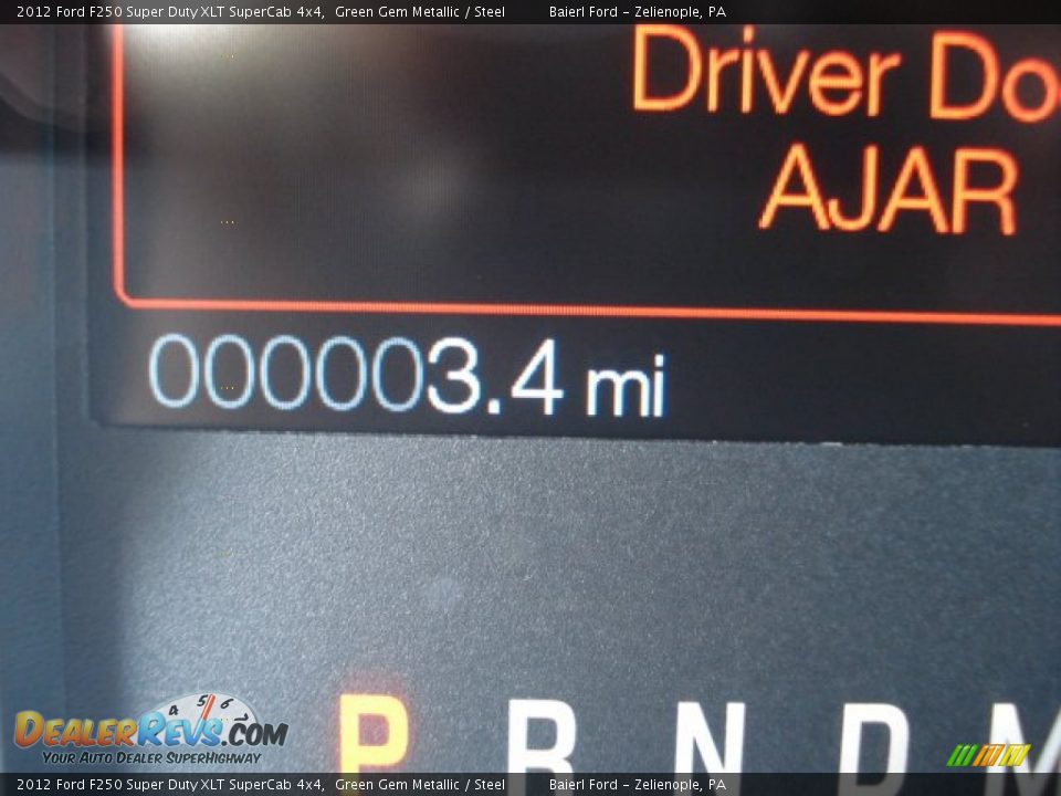 2012 Ford F250 Super Duty XLT SuperCab 4x4 Green Gem Metallic / Steel Photo #19