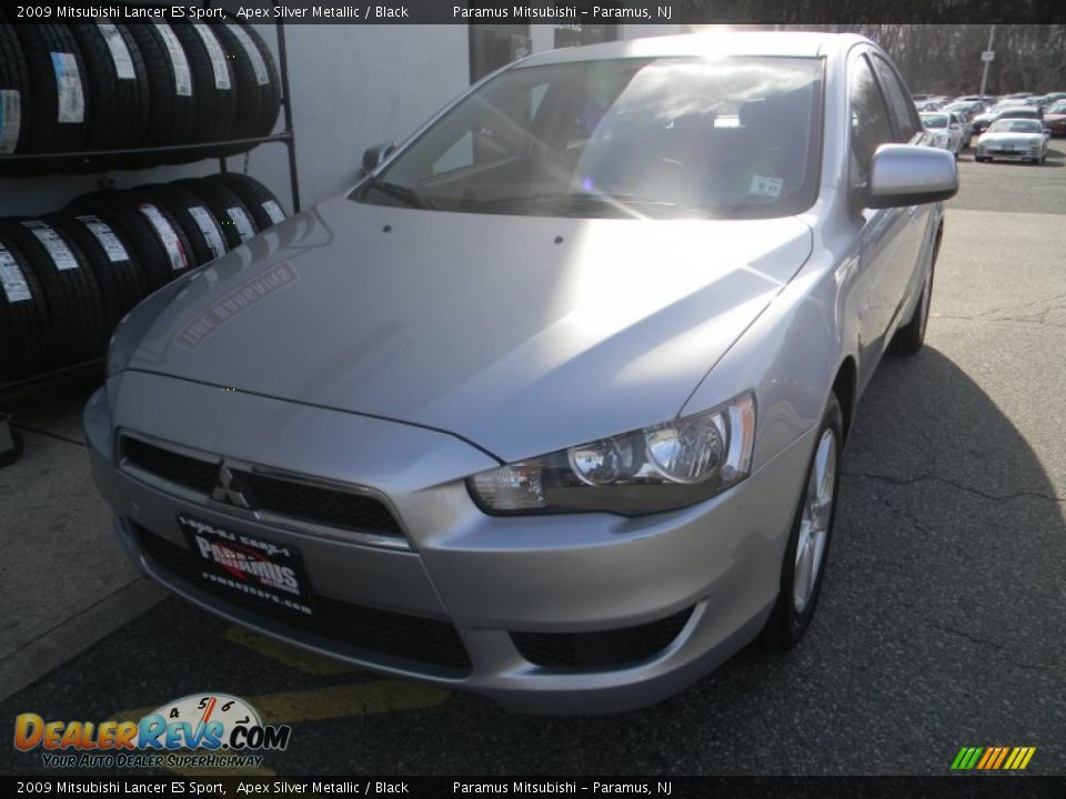 2009 Mitsubishi Lancer ES Sport Apex Silver Metallic / Black Photo #1