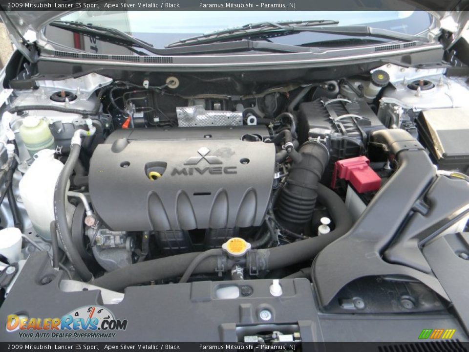 2009 Mitsubishi Lancer ES Sport Apex Silver Metallic / Black Photo #7