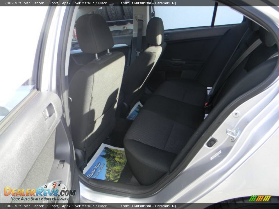 2009 Mitsubishi Lancer ES Sport Apex Silver Metallic / Black Photo #15