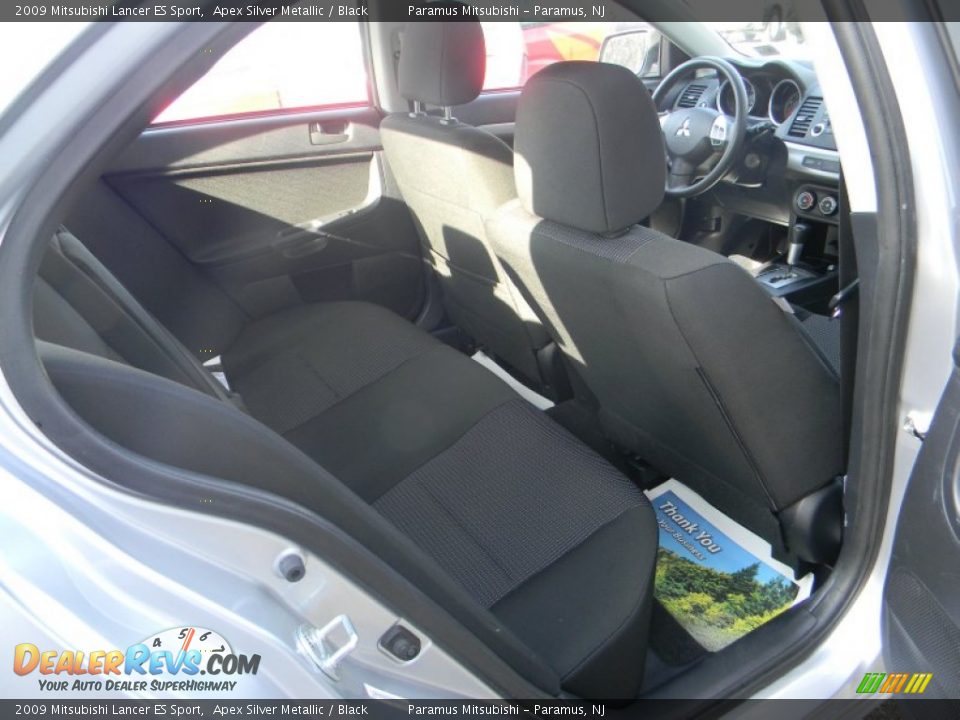 2009 Mitsubishi Lancer ES Sport Apex Silver Metallic / Black Photo #16