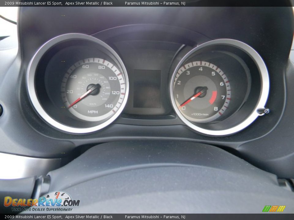 2009 Mitsubishi Lancer ES Sport Apex Silver Metallic / Black Photo #17