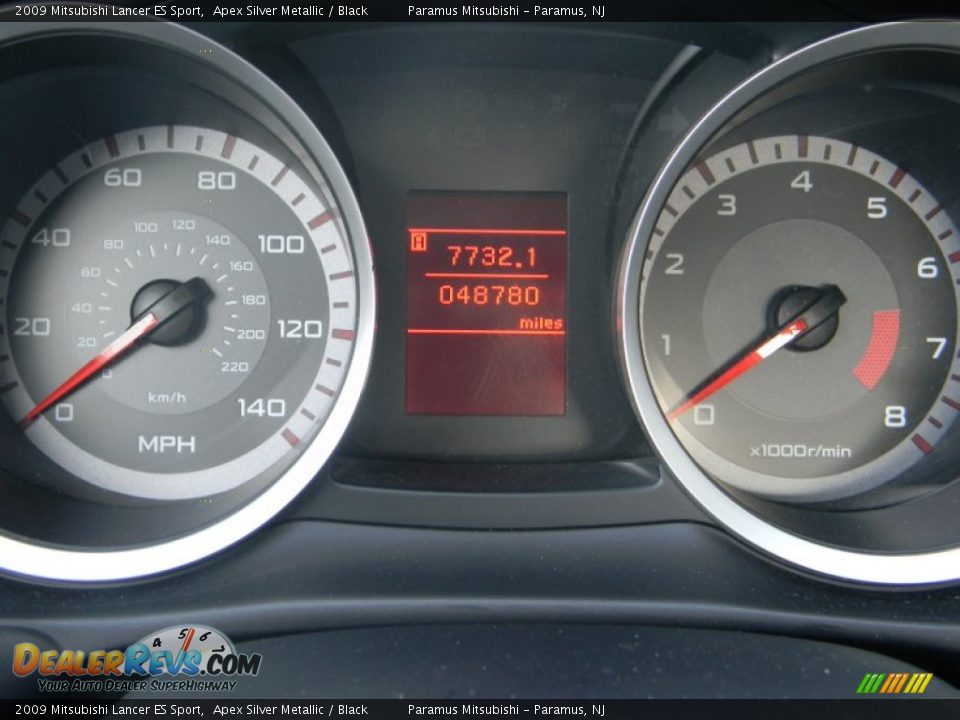 2009 Mitsubishi Lancer ES Sport Apex Silver Metallic / Black Photo #18
