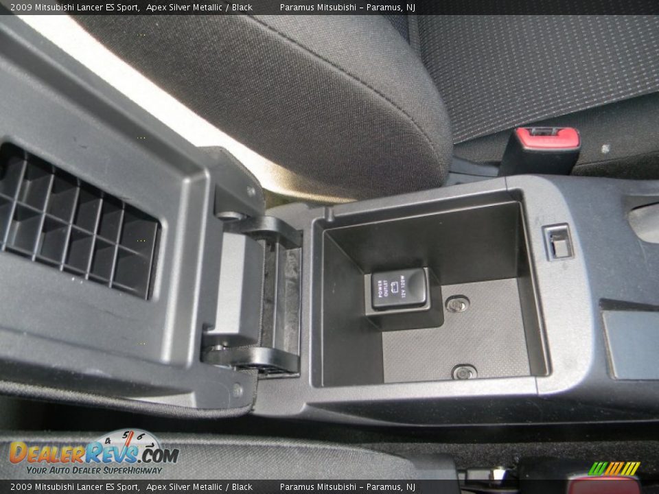 2009 Mitsubishi Lancer ES Sport Apex Silver Metallic / Black Photo #19