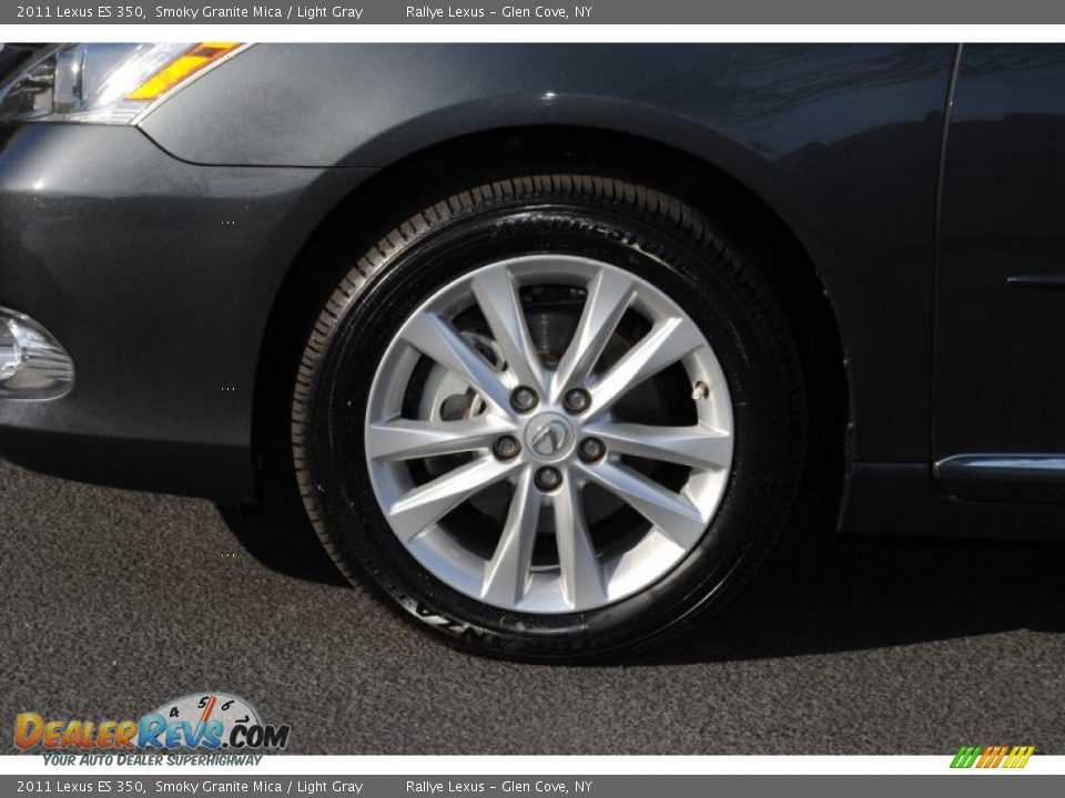 2011 Lexus ES 350 Smoky Granite Mica / Light Gray Photo #8