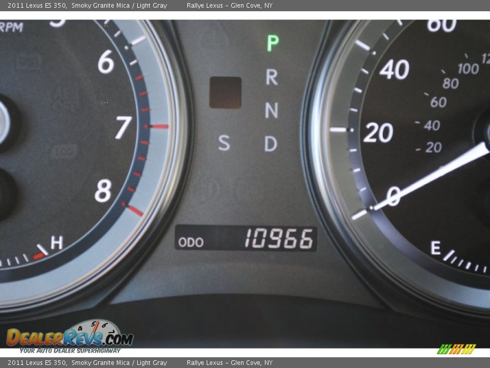 2011 Lexus ES 350 Smoky Granite Mica / Light Gray Photo #15