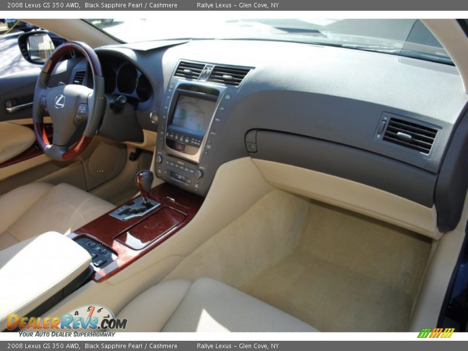 2008 Lexus GS 350 AWD Black Sapphire Pearl / Cashmere Photo #9