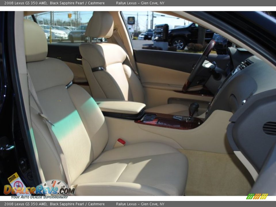 2008 Lexus GS 350 AWD Black Sapphire Pearl / Cashmere Photo #10