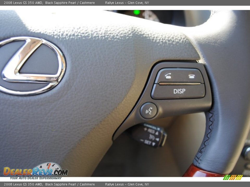 2008 Lexus GS 350 AWD Black Sapphire Pearl / Cashmere Photo #15