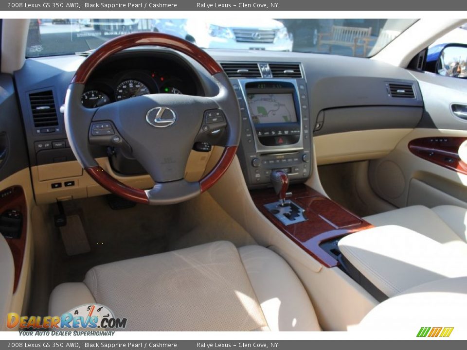 2008 Lexus GS 350 AWD Black Sapphire Pearl / Cashmere Photo #18