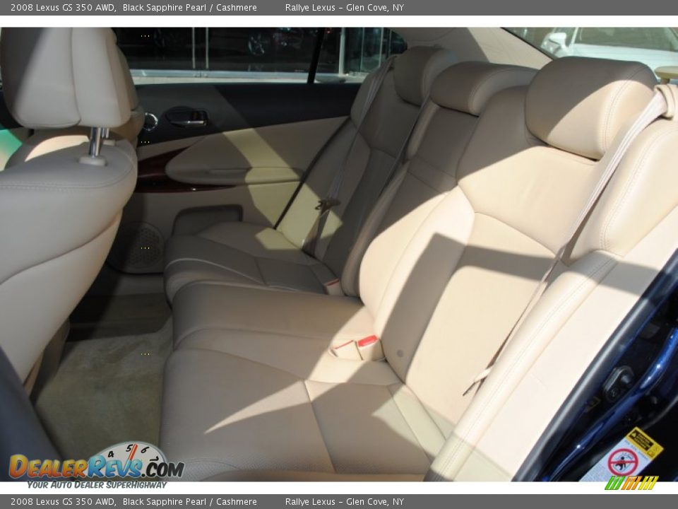 2008 Lexus GS 350 AWD Black Sapphire Pearl / Cashmere Photo #19