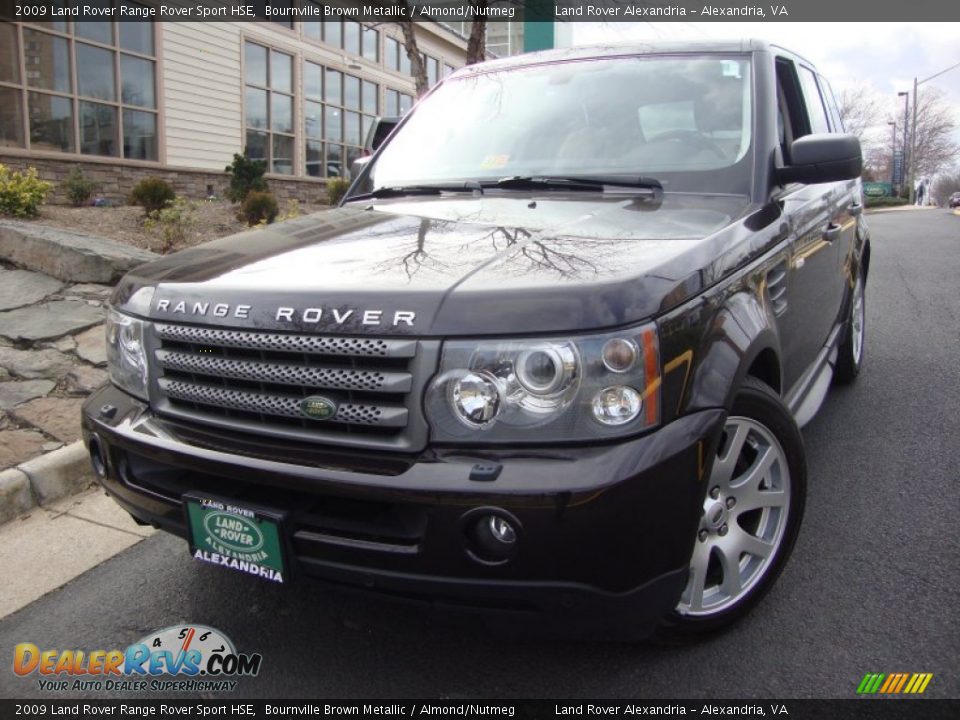 2009 Land Rover Range Rover Sport HSE Bournville Brown Metallic / Almond/Nutmeg Photo #1