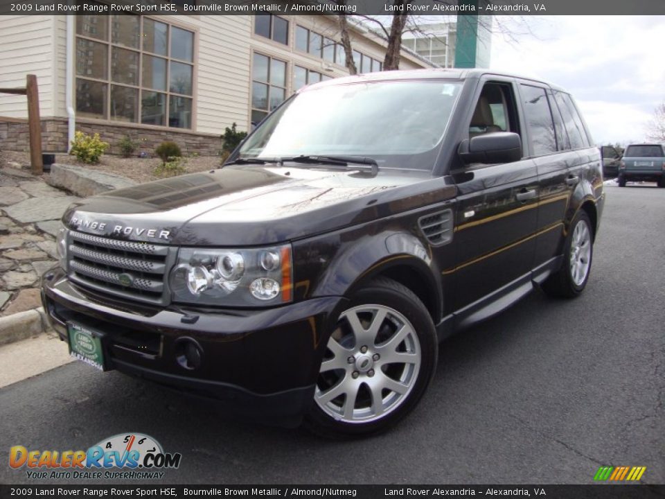 2009 Land Rover Range Rover Sport HSE Bournville Brown Metallic / Almond/Nutmeg Photo #2