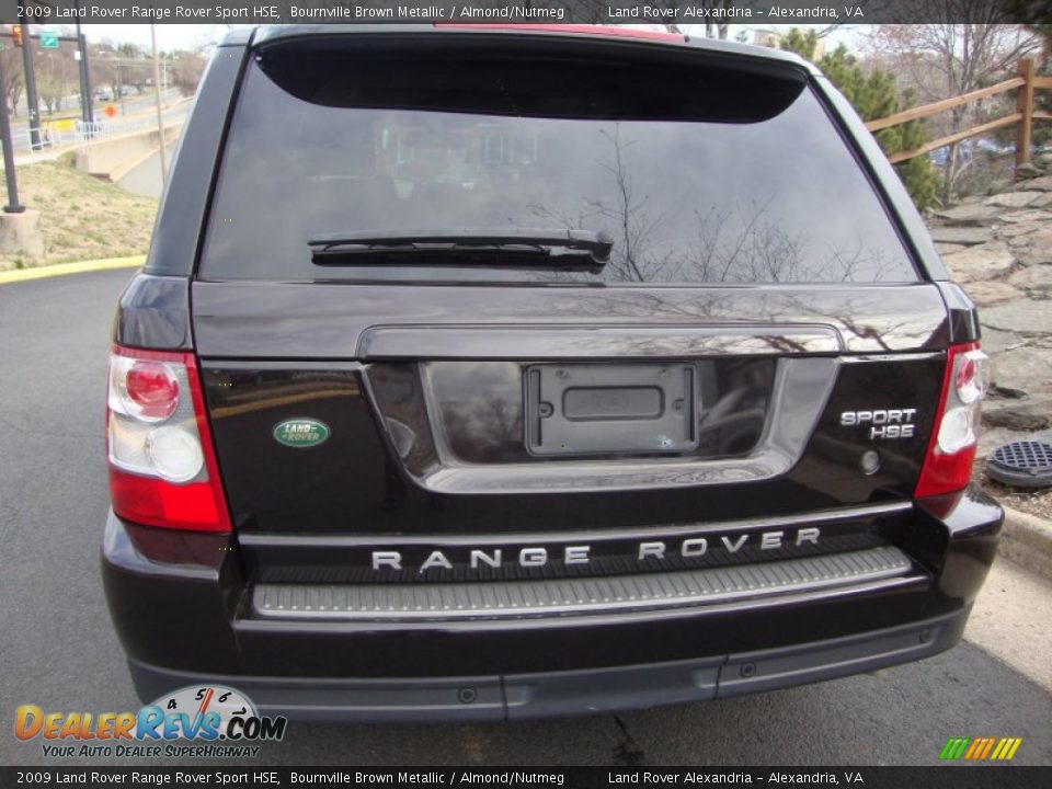 2009 Land Rover Range Rover Sport HSE Bournville Brown Metallic / Almond/Nutmeg Photo #5