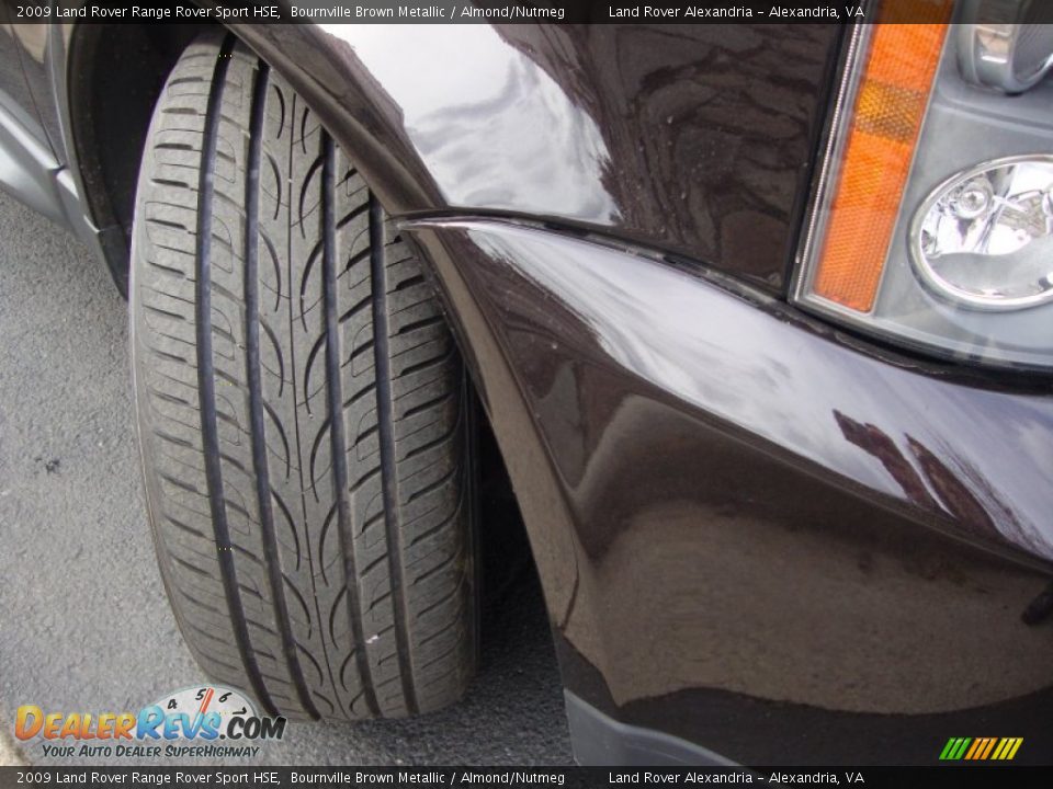 2009 Land Rover Range Rover Sport HSE Bournville Brown Metallic / Almond/Nutmeg Photo #10