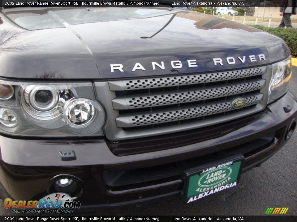 2009 Land Rover Range Rover Sport HSE Bournville Brown Metallic / Almond/Nutmeg Photo #11