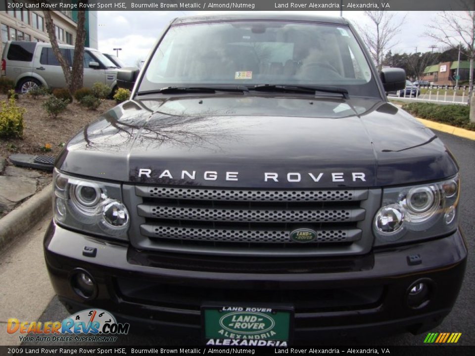 2009 Land Rover Range Rover Sport HSE Bournville Brown Metallic / Almond/Nutmeg Photo #12