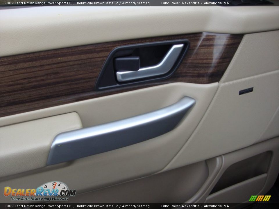 2009 Land Rover Range Rover Sport HSE Bournville Brown Metallic / Almond/Nutmeg Photo #16