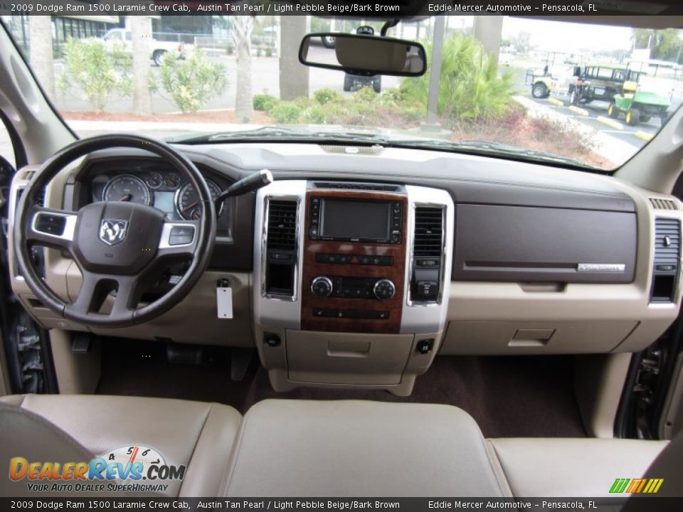 Dashboard of 2009 Dodge Ram 1500 Laramie Crew Cab Photo #21