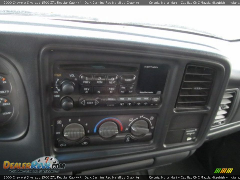 2000 Chevrolet Silverado 1500 Z71 Regular Cab 4x4 Dark Carmine Red Metallic / Graphite Photo #6