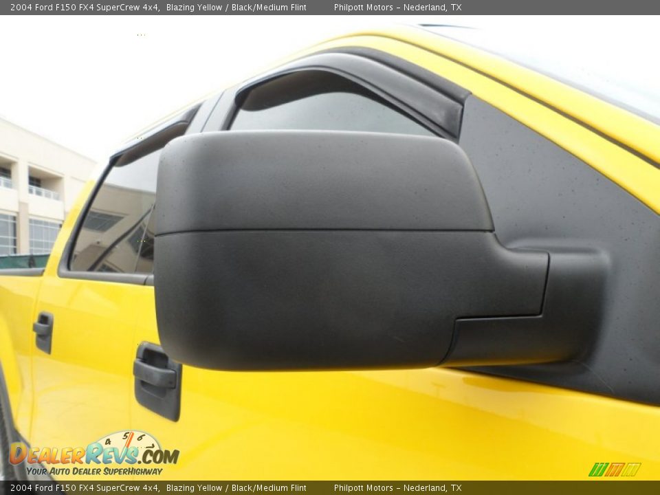2004 Ford F150 FX4 SuperCrew 4x4 Blazing Yellow / Black/Medium Flint Photo #17