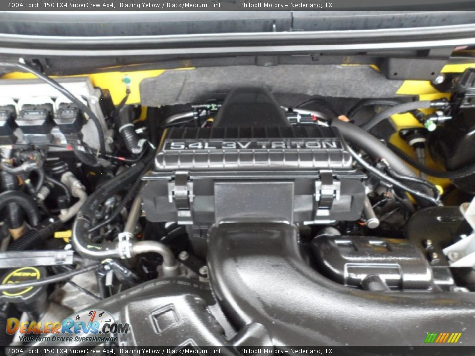 2004 Ford F150 FX4 SuperCrew 4x4 5.4 Liter SOHC 24V Triton V8 Engine Photo #23